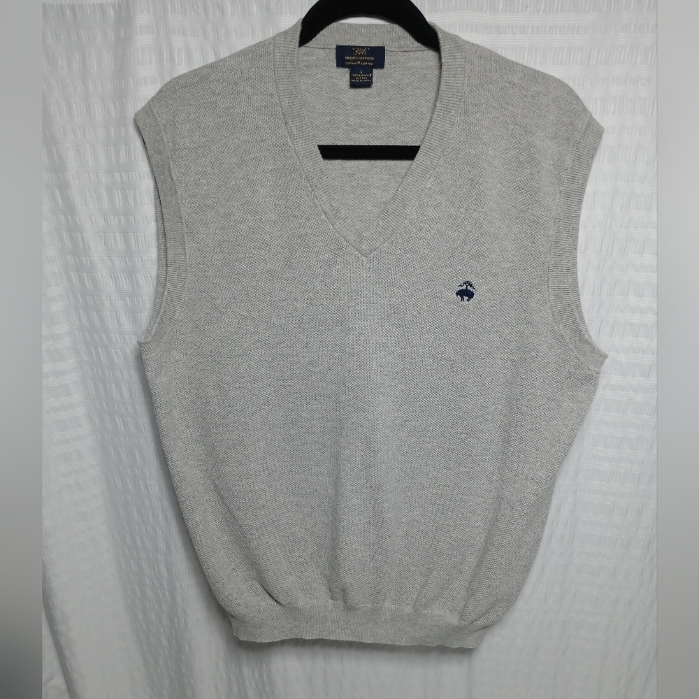 Brooks Brother 100% Cotton Knit Men's Vest. Size L